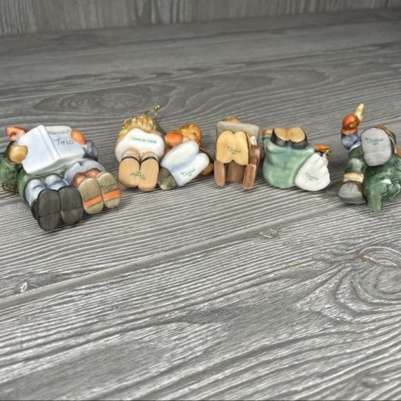 Vintage 1997 goebel Hummel lot of 6 Christmas ornaments children collectible - Picture 6 of 10